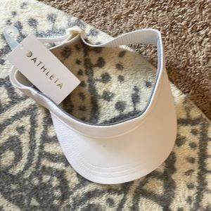 Brand new athleta visor and white very nice and comfortable